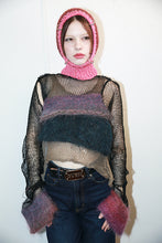 Load image into Gallery viewer, HOT PINK &amp; MAROON PIERCING BALACLAVA
