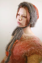 Load image into Gallery viewer, CHARCOAL &amp; TIGER PIERCING BONNET
