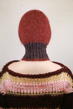 Load image into Gallery viewer, CRANBERRY &amp; PURPLE-BROWN PIERCING BALACLAVA
