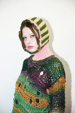 Load image into Gallery viewer, BABY PINK, FOREST GREEN &amp; POWDER YELLOW PIERCING BALACLAVA
