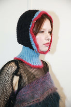 Load image into Gallery viewer, BABY BLUE, RASPBERRY &amp; BLACK PIERCING BALACLAVA
