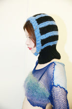 Load image into Gallery viewer, SERENITY BLUE &amp; BLACK PIERCING BALACLAVA
