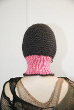 Load image into Gallery viewer, HOT PINK &amp; DEEP CHARCOAL PIERCING BALACLAVA
