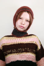 Load image into Gallery viewer, CRANBERRY &amp; PURPLE-BROWN PIERCING BALACLAVA
