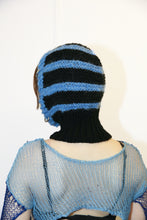 Load image into Gallery viewer, SERENITY BLUE &amp; BLACK PIERCING BALACLAVA
