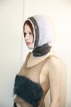 Load image into Gallery viewer, LIGHT GREY-PURPLE &amp; DARK GREY PIERCING BALACLAVA
