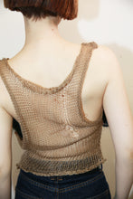 Load image into Gallery viewer, GREY DAYS COTTON &amp; MOHAIR NET TOP
