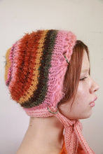 Load image into Gallery viewer, PINK, MUSTARD, BURNT ORANGE &amp; KHAKI PIERCING BONNET
