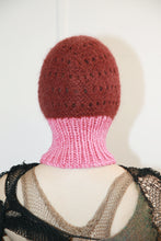 Load image into Gallery viewer, HOT PINK &amp; MAROON PIERCING BALACLAVA
