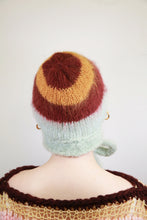 Load image into Gallery viewer, SEAFOAM GREEN, MAROON &amp; MUSTARD YELLOW PIERCING BONNET
