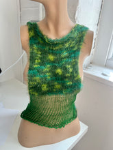 Load image into Gallery viewer, FUZZY GREEN RACER TANK *LIMITED RUN*
