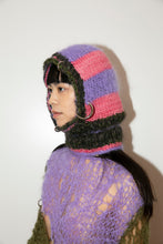 Load image into Gallery viewer, PURPLE, PINK, MOSS GREEN AND BLACK HEAVYWEIGHT PIERCING BALACLAVA
